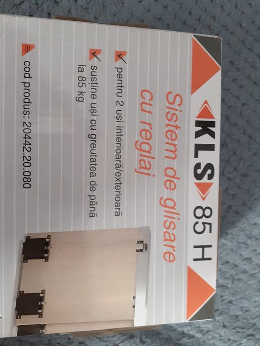 Sistem de glisare usi cu reglaj