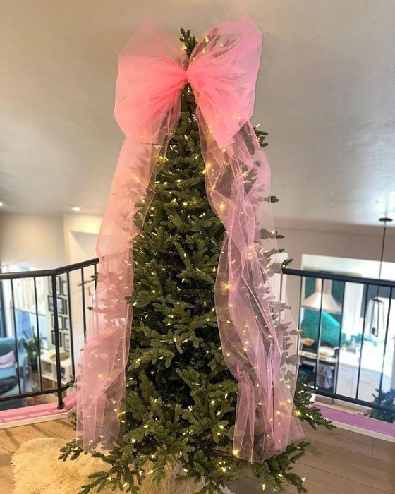 Бант большой для елки