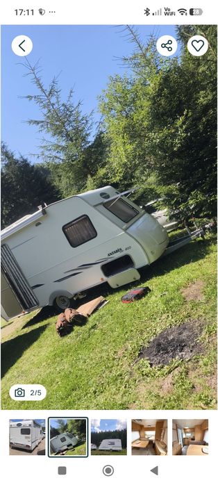 Rulota caravana Caravelair antares 400
