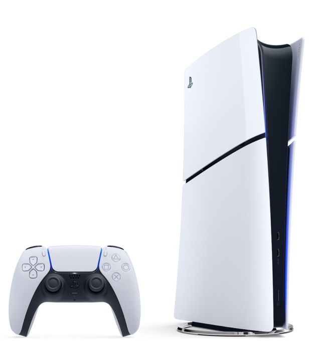 PlayStation 5 Digital Edition (PS5) Slim, 825GB SSD, E-Chassis, Fortnite Flowering Chaos Bundle