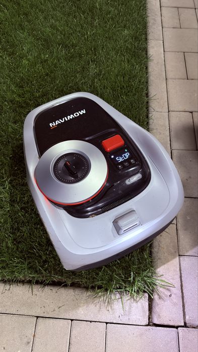 Robot tuns iarba - gazon Navimow i105 + cablu prelungire cu antena + disc metalic cu 6 lame
