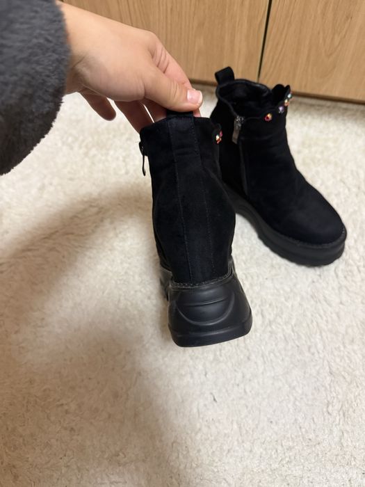 Дамски топли боти на скрита платформа
