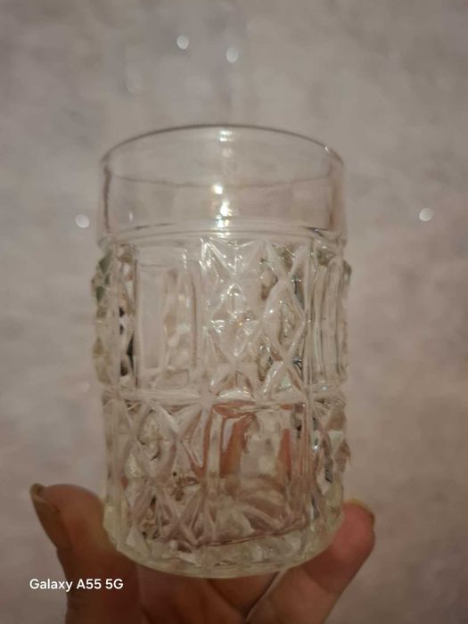 Стъклен ретро Сервиз