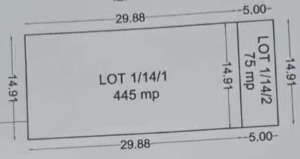 Teren intravilan comuna Corbu