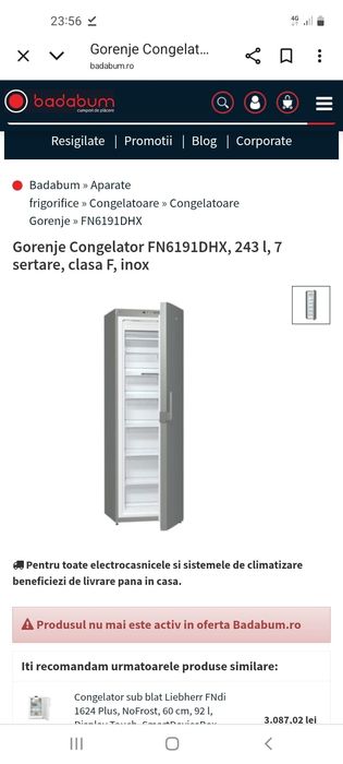 Congelator gorenje