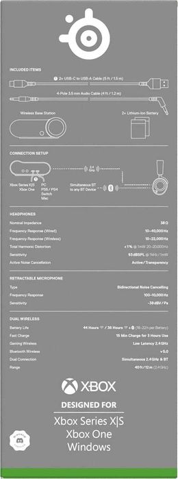 Гейминг слушалки SteelSeries Arctis Nova Pro Wireless, Hi-Fi Driver