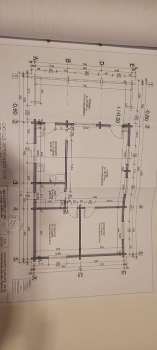 Casa din lemn de locuit 62 mp + terasa 19 mp - 2 dormitoare