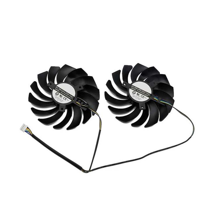 Set 2 Ventilatoare MSI 95mm PLD10010S12HH 4Pin 1060 -1080Ti RX 470 580