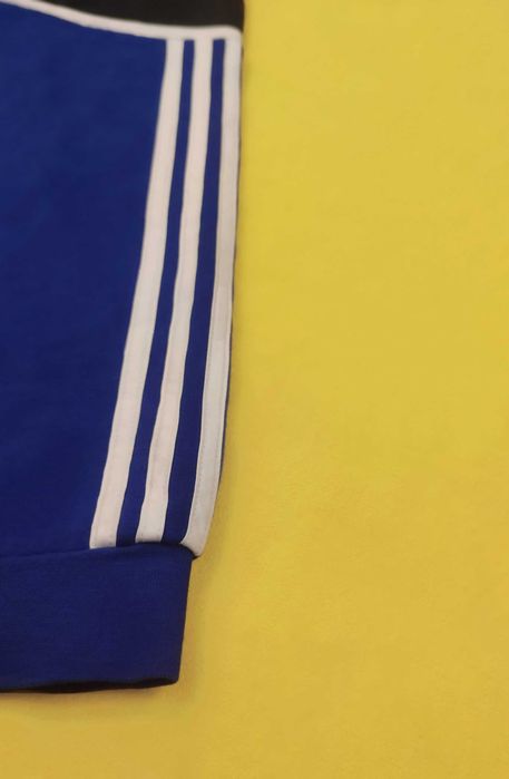 Bluza/Bigmen Adidas three stripes royal blue