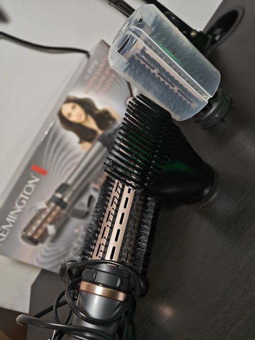Perie de par electrica, Remington, 3 accesorii, 1000 W
