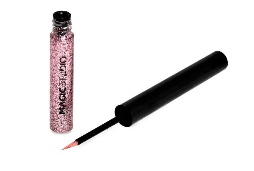 Set 3 bucati Eyeliner liquid Glitter Magic Studio 24192, argintiu, auriu, roz, 10.5 ml