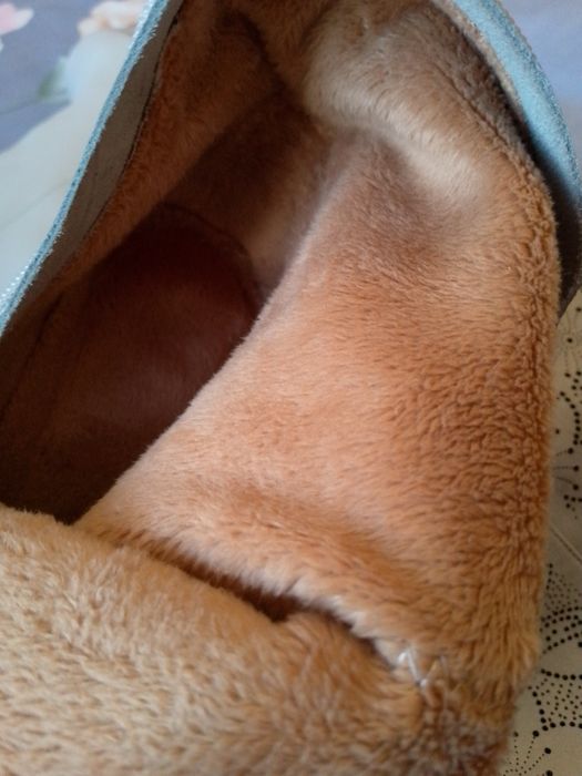 Кожаные ботфорты новые