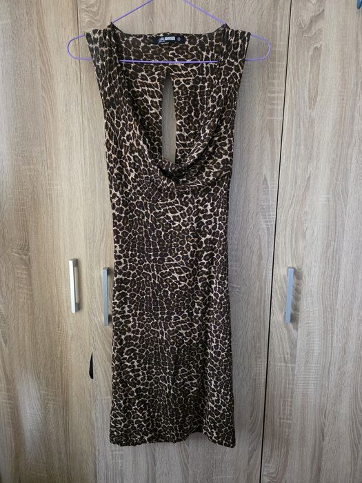 Леопардова секси рокля
