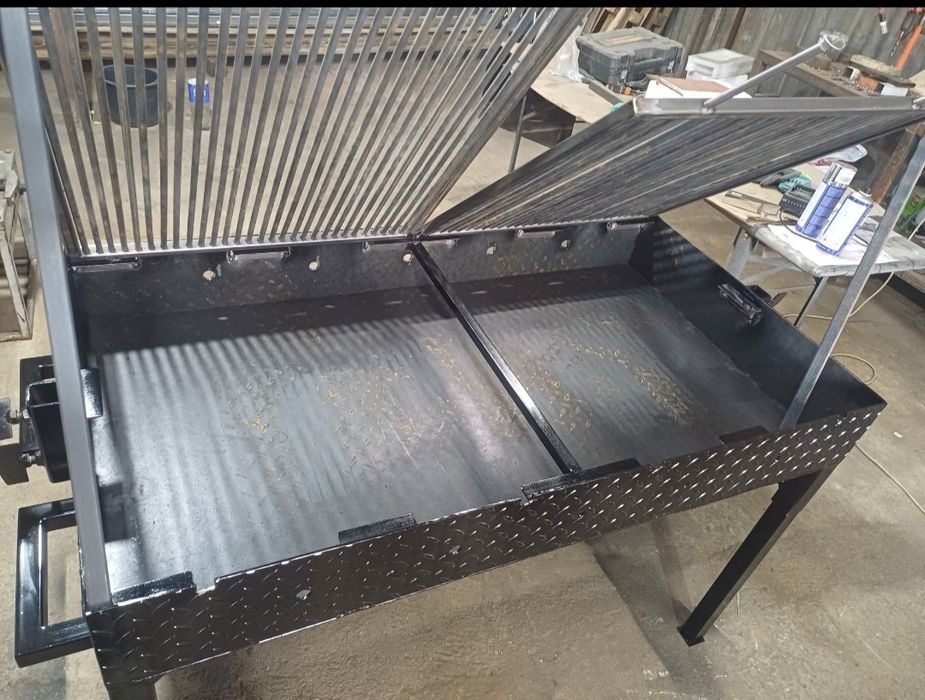 Proțap cu motor electric 125x70 nou  grosime cuva 4 mm