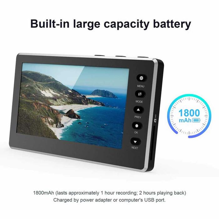 Видео рекордер Digitnow HD Video Capture Box 1080p 60fps 5" OLED Екран