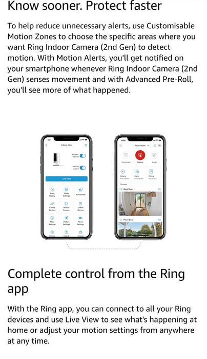 Умна Камера за видеонаблюдение Ring HD2