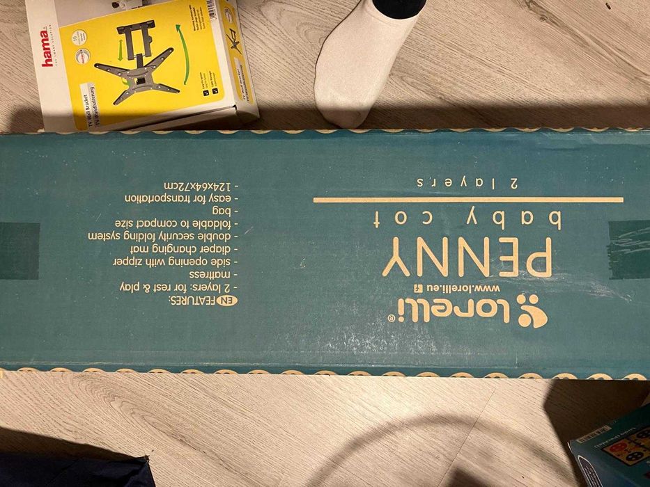 Pat pliant Lorelli Penny 2 cu 2 niveluri - NOU