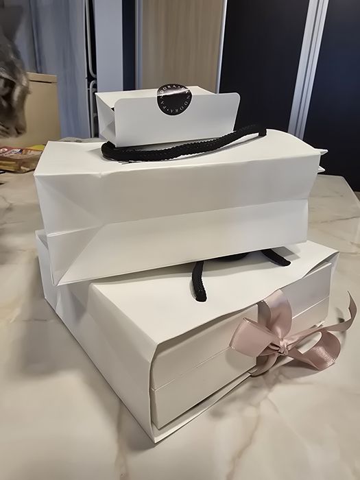 Vând cutii + punguțe Pandora