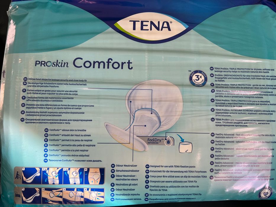 TENA Slip ProSkin Plus М памперси Пелени за възрастни хора 6 капки
