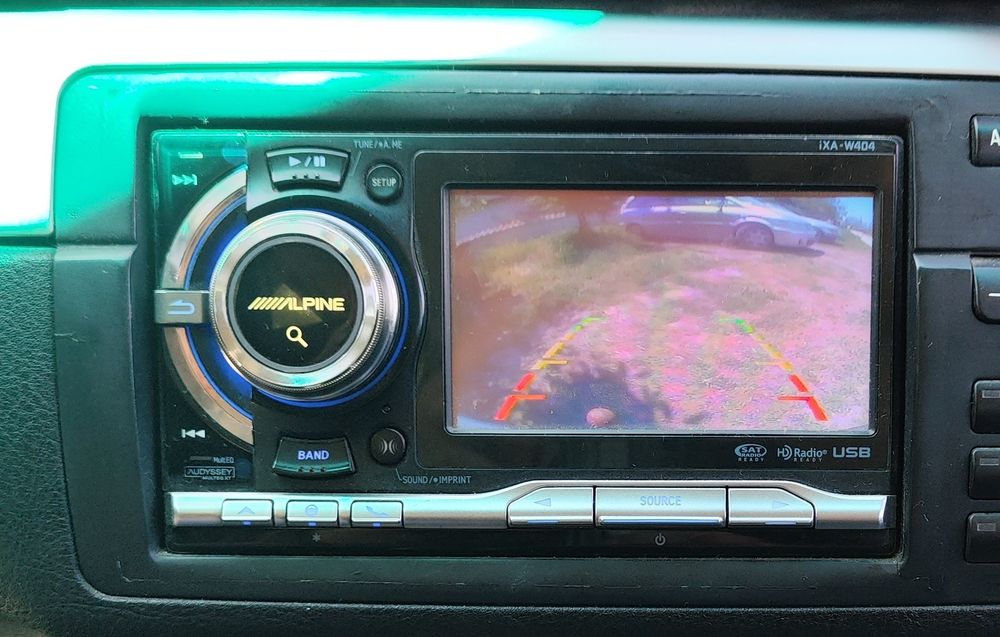 Медия Alpine iXA-W404 + камера и usb