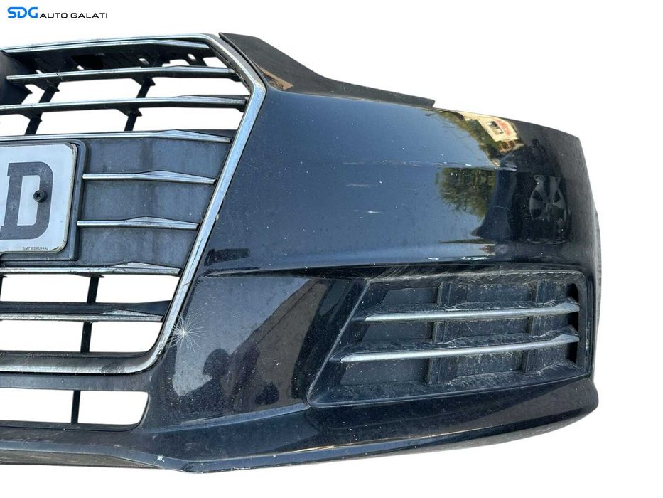 Bara Spoiler Fata Dezechipata FARA Grila Si Emblema Audi A4 B8 B8.5 FL Facelift 2012 - 2015 Culoare LZ9Y [K3502]