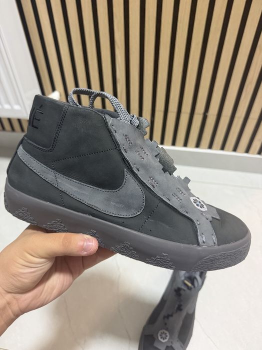 Tenisi barbati, SB Zoom Blazer Mid QS,material Piele Intoarsa Premium