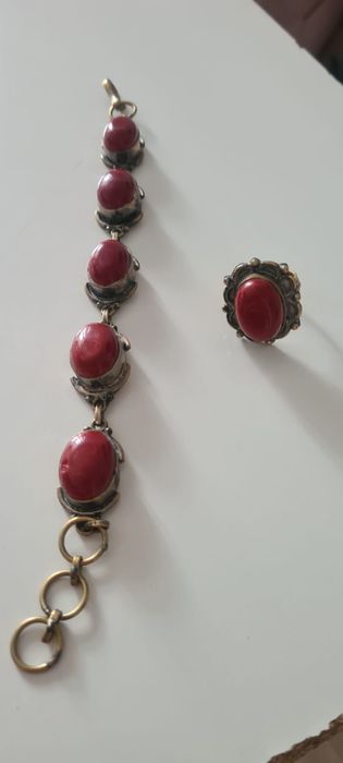 Браслет с кольцом б/у самовывоз