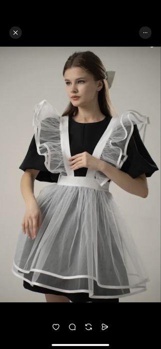 Школьный фартук для девочки