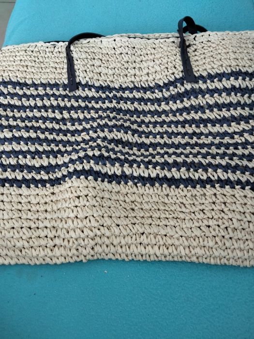 Чанта за жена. Лятна. натурална.