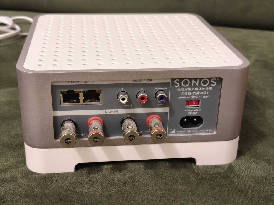 Sonos Connect: Amp (amplificator stereo cu streamer/platforma streaming incorporata) functioneaza cu S2, stare foarte buna