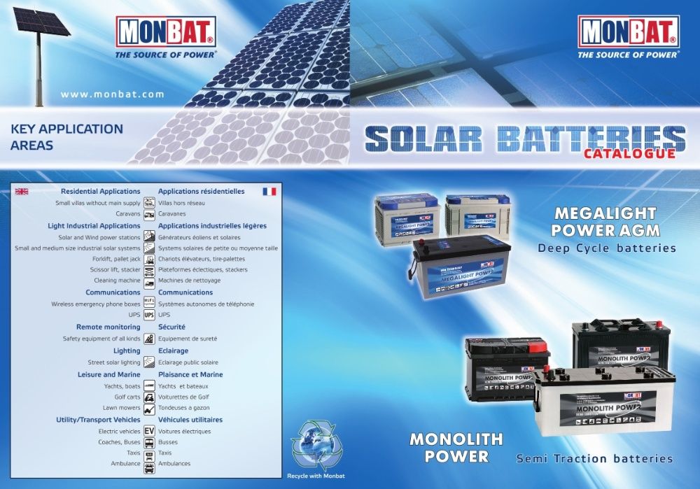 Baterie Acumulator Solar GEL AGM 60Ah 100Ah 200Ah 220Ah 230Ah 250Ah