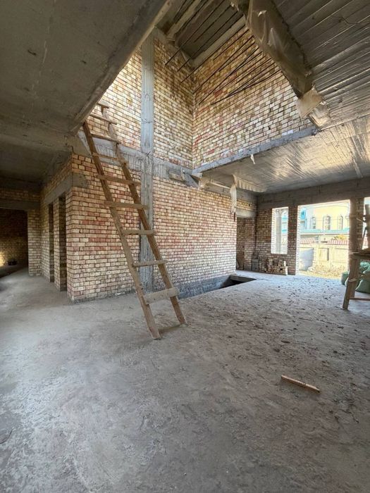 Олмос Махалля евро дом 8соток фасад 35 метров коробка срочно