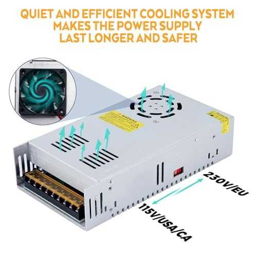 MEISHILE Захранване 12V 50A 600W AC→DC