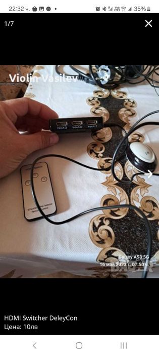 HDMI Switcher DeleyCon. 3 Port Selektor