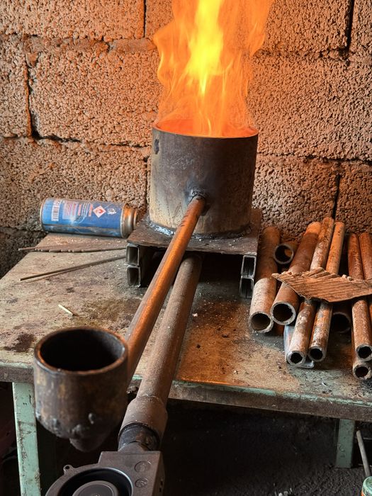 Горелка отроботка масло