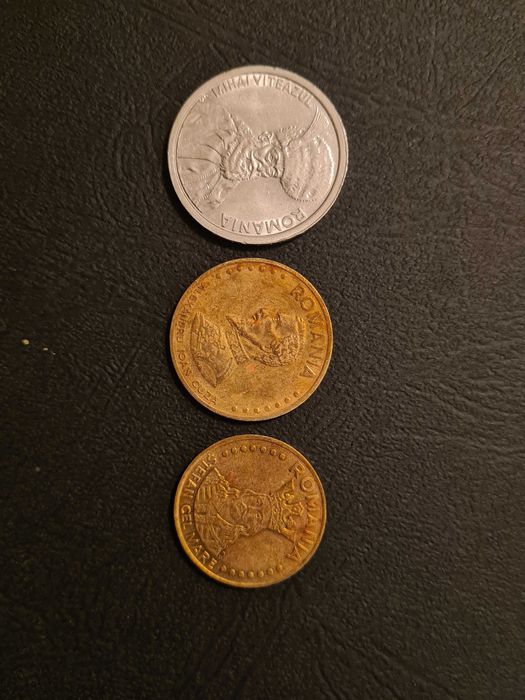 Monede vechi 100 lei, 50 lei, 20 lei