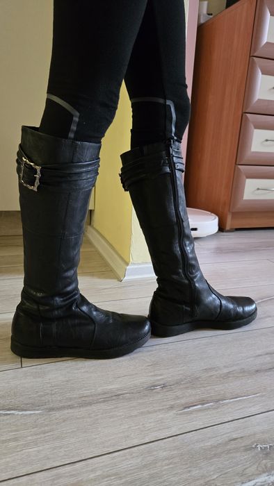 Ботуши естествена кожа 36 номер