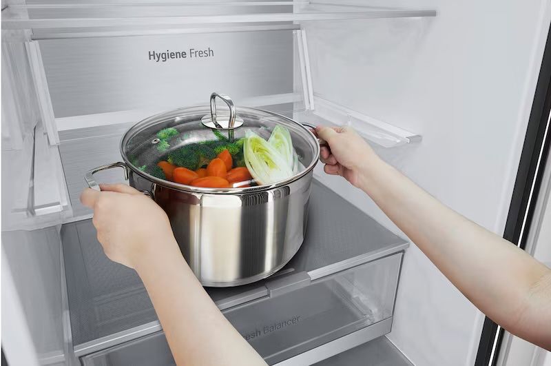 LG_ холодильник GC-B509FTZW LG DoorCooling+™