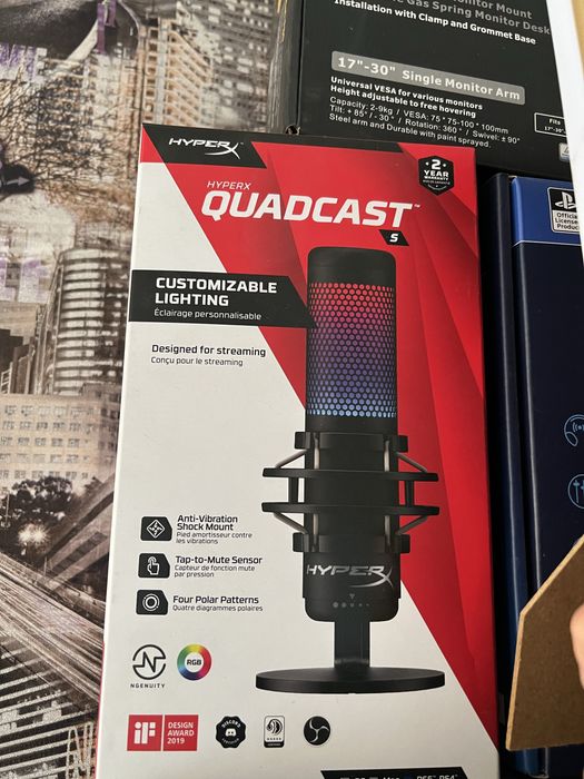 Hyper микрофон qudcast s
