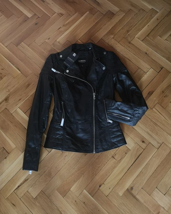 Ново!!! Дамско кожено яке естествена кожа размер XS-S