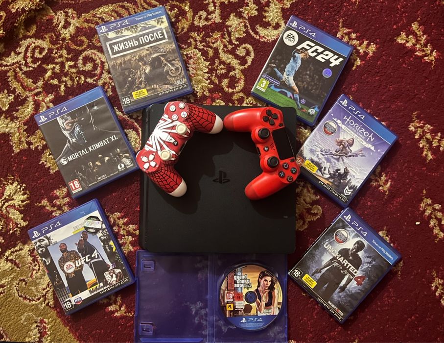 Продаю пс4 слим на 1 терабаит