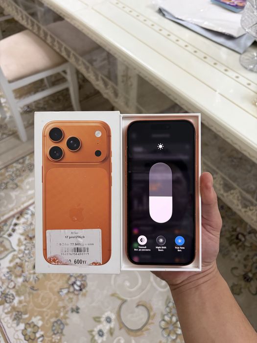 Срочно продам iphone 17 pro на 256 гб e-sim (акб 99%) в идеале