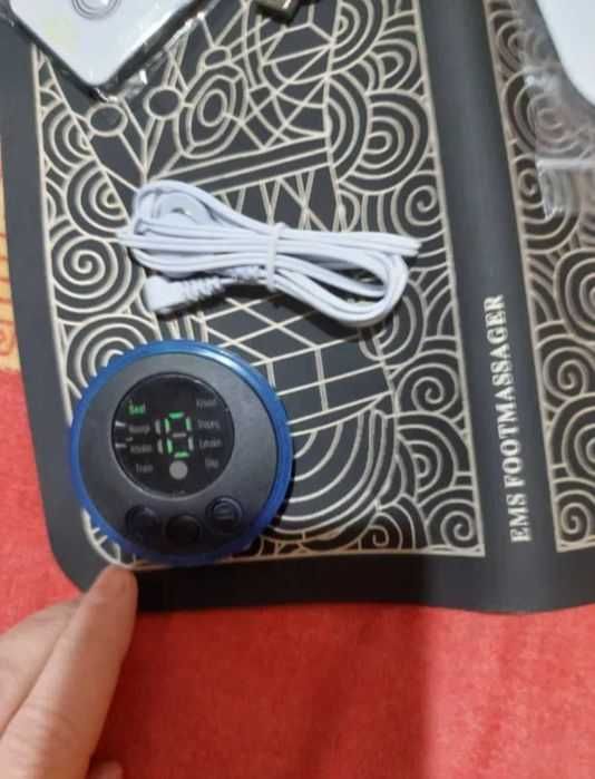 EMS aparat electric masaj multifuncționa cu plasturi reutilizabili l