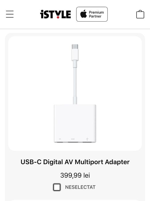 Adaptor Apple USB-C Digital AV Multiport A2119