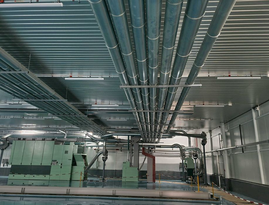 Изготовление и монтаж воздуховодов, трубопроводов и подвесных потолков