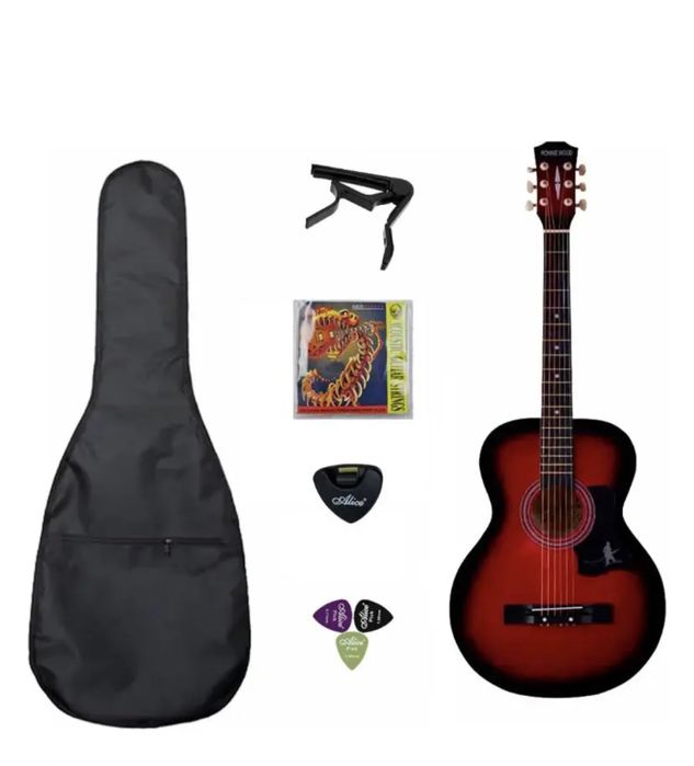 Гитара акустическая, почти не использовалась