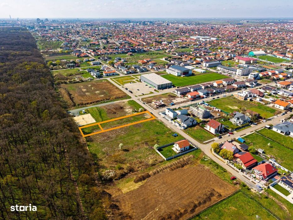 Teren construibil Dumbravita | langa Padurea Verde | Comision 0%