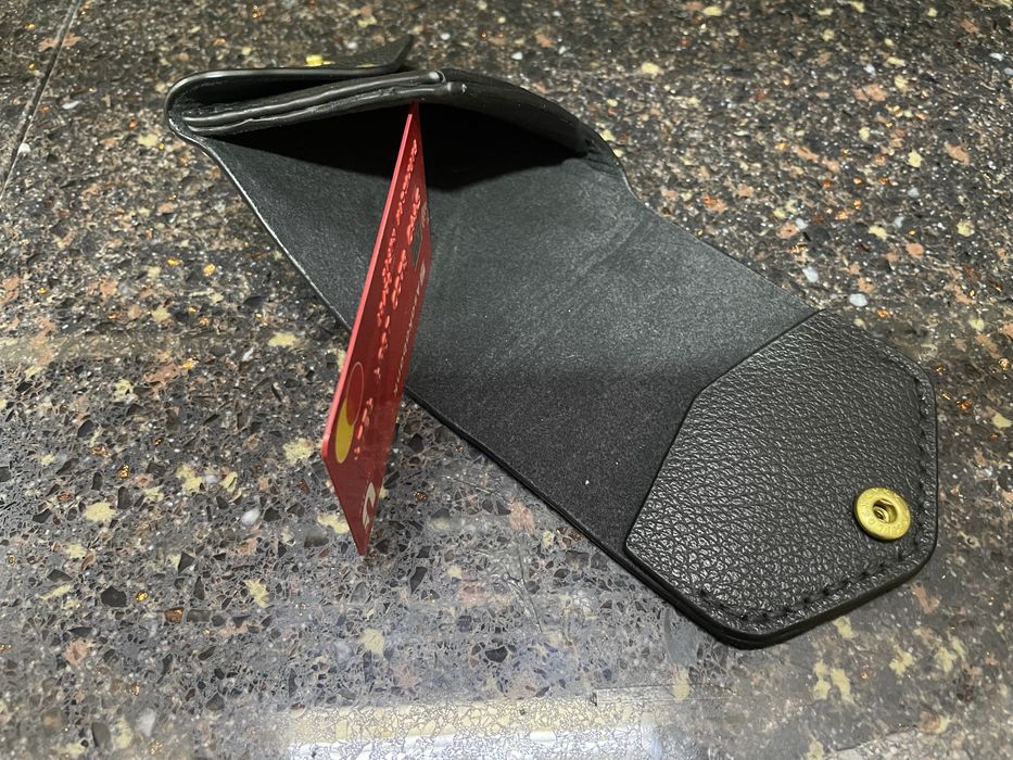 Кожанный кошелек, ручная работа.