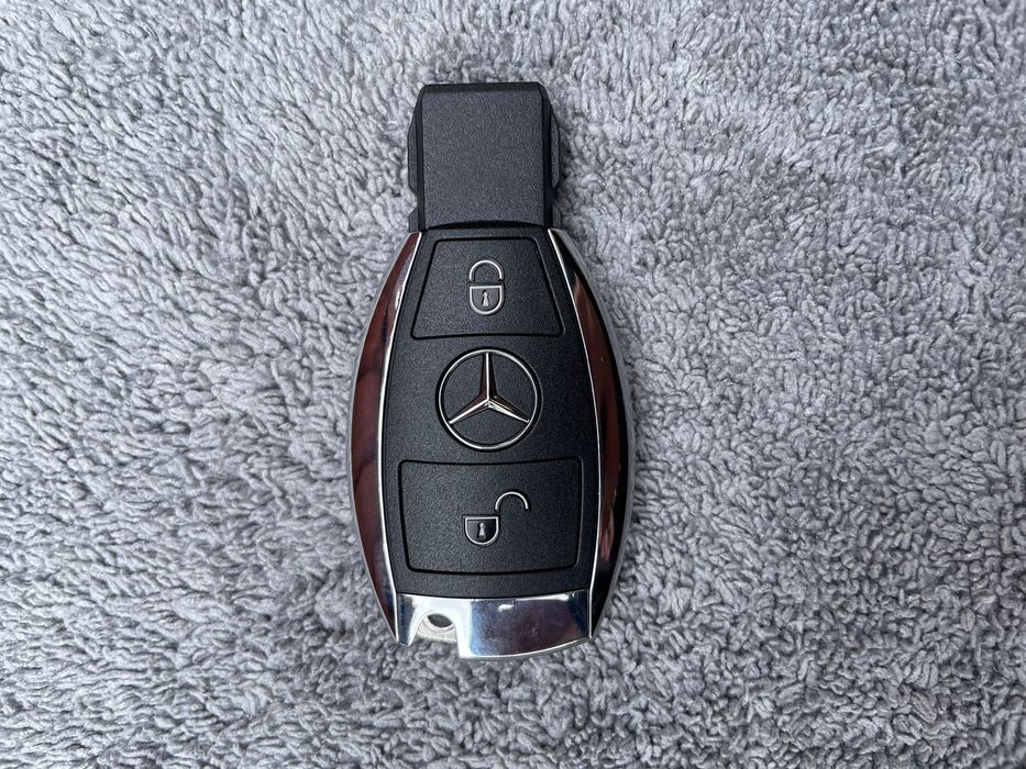 Carcasa cheie telecomanda Mercedes Benz chrom A B C E S  2 butoane