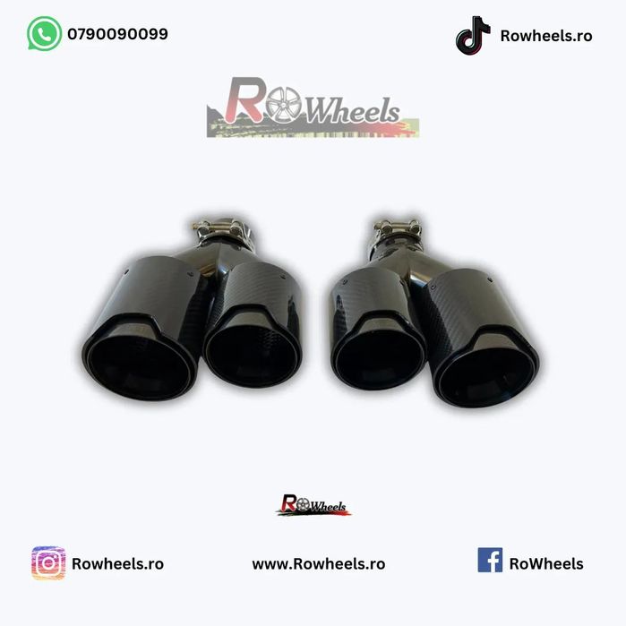 Rrnamente BMW G30 G31 tobe Tips M black glos sport duble BMWX5 X6 G30 G20 G05 G06 X3 X4 BMW F10 F11 F12 F13 F15 F16 F30 F31 F34 G01 G02 GT E70 E71 BMW G20